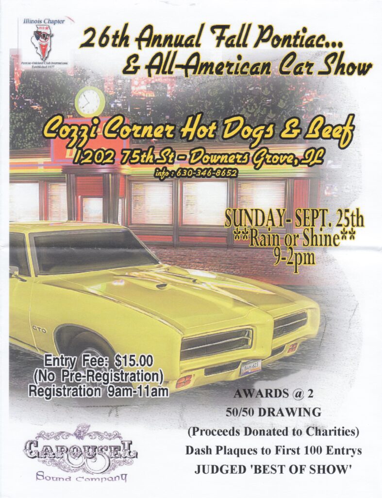 Car Shows Illinois Chapter POCI